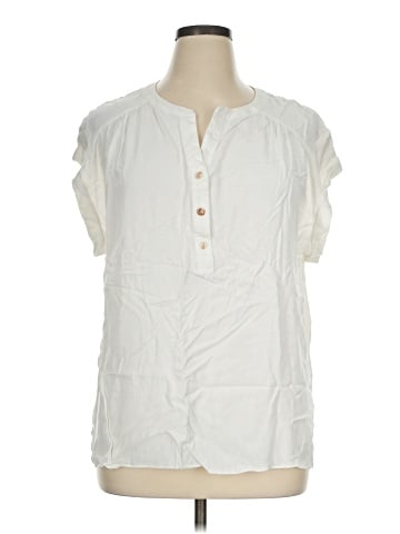Rose + Olive Short Sleeve Blouse (view 1)