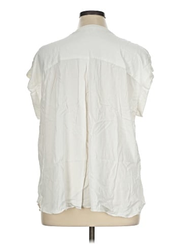 Rose + Olive Short Sleeve Blouse (view 2)