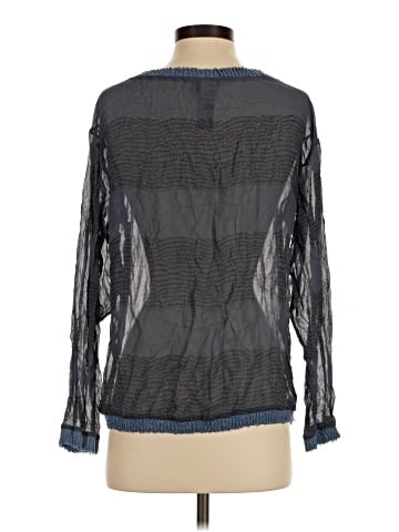 Lilith Long Sleeve Silk Top (view 2)