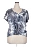 Velocity Tie-dye Gray Short Sleeve T-Shirt Size 3X - photo 1