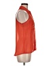 Decree 100% Polyester Orange Sleeveless Blouse Size M - photo 4