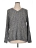 Croft & Barrow 100% Cotton Tweed Gray Pullover Sweater Size 1X - photo 1
