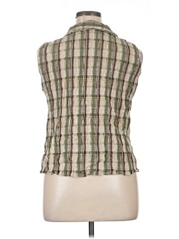 St. John's Bay Sleeveless Button-Down Shirt (view 2)