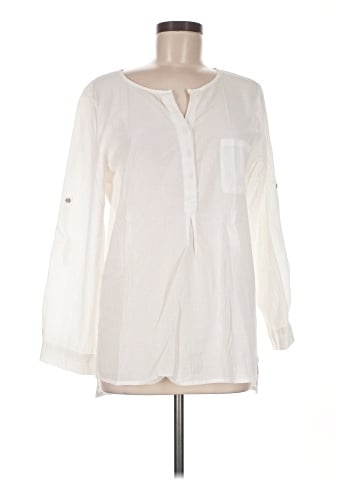 Just Living Long Sleeve Blouse (view 1)