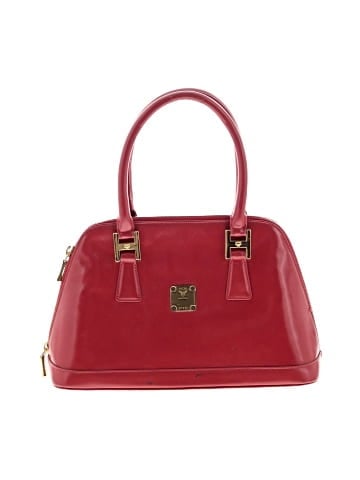 MCM Leather Satchel (view 1)
