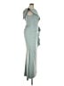 Xscape Teal Cocktail Dress Size 16 - photo 4
