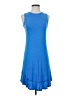 Maison Jules Solid Blue Casual Dress Size S - photo 1