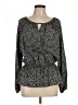 Ellen Tracy 100% Polyester Black Long Sleeve Blouse Size L - photo 1