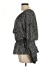 Ellen Tracy 100% Polyester Black Long Sleeve Blouse Size L - photo 5