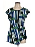 Studio Works Green Short Sleeve Blouse Size L - photo 1