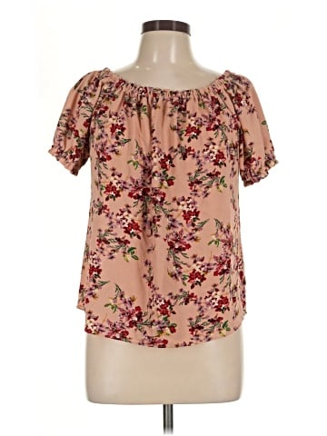 WAYF Short Sleeve Blouse (view 1)