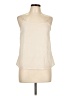 Beulah Style 100% Polyamide Ivory Sleeveless Blouse Size L - photo 1