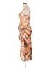 PrettyLittleThing 100% Polyester Tie-dye Orange Cocktail Dress Size 12 - photo 5