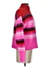 Nine West 100% Polyester Stripes Pink Turtleneck Sweater Size XS - photo 4