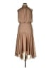 Taylor 100% Polyester Polka Dots Tan Casual Dress Size 14 - photo 1