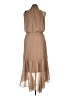 Taylor 100% Polyester Polka Dots Tan Casual Dress Size 14 - photo 2