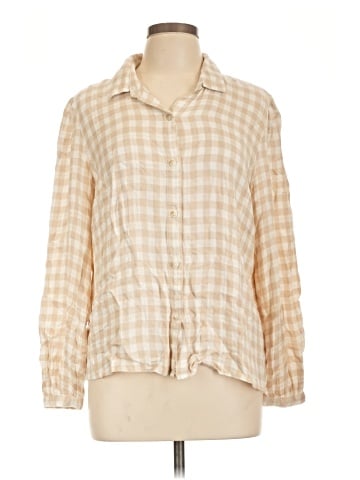 a.n.a. A New Approach Long Sleeve Blouse (view 1)