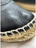 Chanel 100% Leather Black Flats Size 4 - photo 5