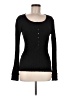 Bobi Black Long Sleeve Henley Size M - photo 1