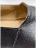 Chanel 100% Leather Black Flats Size 4 - photo 8