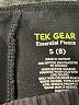 Tek Gear Solid Black Track Pants Size 8 - photo 3