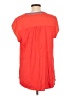 DR2 100% Polyester Orange Short Sleeve Blouse Size L - photo 2