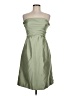 Amsale 100% Polyester Solid Green Cocktail Dress Size 6 - photo 1