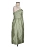 Amsale 100% Polyester Solid Green Cocktail Dress Size 6 - photo 4