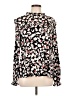 Karl Lagerfeld Paris Black Long Sleeve Blouse Size L - photo 1