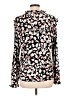 Karl Lagerfeld Paris Black Long Sleeve Blouse Size L - photo 2