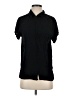 Bobi 100% Rayon Black Short Sleeve Blouse Size S - photo 1