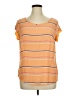 Stylus 100% Rayon Orange Short Sleeve Top Size XL - photo 1