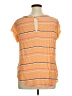 Stylus 100% Rayon Orange Short Sleeve Top Size XL - photo 2