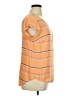 Stylus 100% Rayon Orange Short Sleeve Top Size XL - photo 4