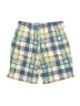 Unbranded 100% Cotton Plaid Blue Board Shorts Size 110 cm / US 5-6 - photo 2