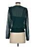 A. Byer Teal Long Sleeve Blouse Size S - photo 2