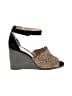 Vince Camuto 100% Leather Black Wedges Size 9 - photo 1