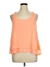 About A Girl 100% Polyester Orange Tank Top Size XL - photo 1
