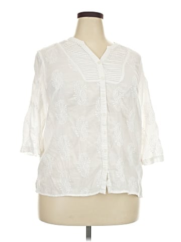 Alfred Dunner 3/4 Sleeve Blouse (view 1)