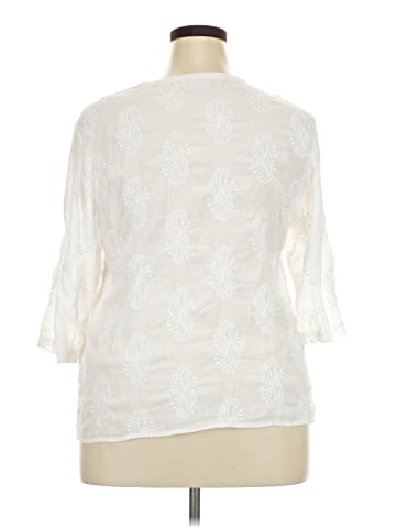 Alfred Dunner 3/4 Sleeve Blouse (view 2)