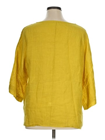 MADE IN ITALY 3/4 Sleeve Blouse (view 2)
