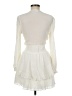 Selfie Leslie 100% Polyester Ivory Cocktail Dress Size M - photo 2