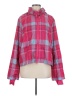 Judith March 100% Polyester Plaid Pink Jacket Size M - photo 1