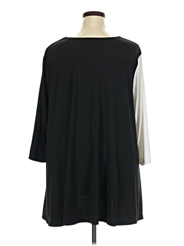 Woman Within 3/4 Sleeve Top (view 2)