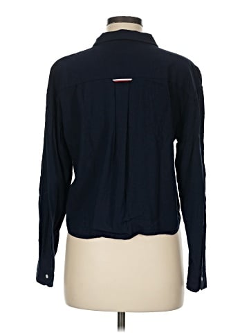 Tommy Jeans Long Sleeve Button-Down Shirt (view 2)