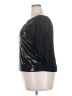 Seven7 100% Polyester Black 3/4 Sleeve Top Size 2X - photo 5