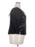 Seven7 100% Polyester Black 3/4 Sleeve Top Size 2X - photo 4