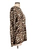 Reborn J Animal Print Brown Pullover Sweater Size L - photo 4