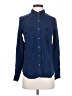 Splendid 100% Viscose Blue Long Sleeve Button-Down Shirt Size XS - photo 1