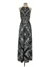 London Times Graphic Black Cocktail Dress Size S - photo 1
